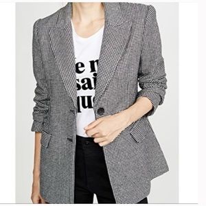 Astr the Label Houndstooth Blazer